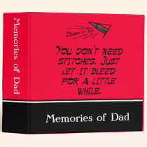 Remembering Dad binders
