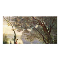 Remembering Mortefontaine By Corot Jean-Baptiste-C Photo Cards