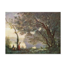 Remembering Mortefontaine By Corot Jean-Baptiste-C Post Cards