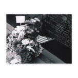 Remembrance At Vietnam Memorial Postcard