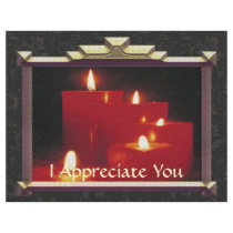 Remembrance Candles & Vines Personalized Flyer