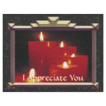 Remembrance Candles &amp; Vines Personalized Flyer