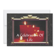 Remembrance Candles & Vines invitation