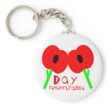Remembrance Day, Armistice Day or Veterans Day Keychain