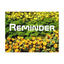Reminder postcards by ReminderCards Reminder postcards