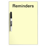 Reminders Dry Erase Board