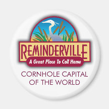 Reminderville Pride Cornhole 1 Magnet