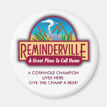 Reminderville Pride Cornhole 2 Magnet