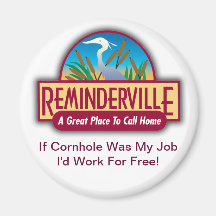Reminderville Pride Cornhole 3 Magnet