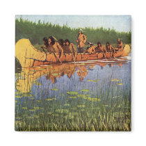 Remington 's Great Explorers magnets