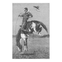 Remington's A Bucking Bronco posters