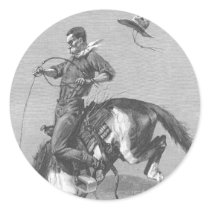 Remington's A Bucking Bronco stickers