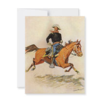 Remington's A Cavalry Officer invitations