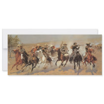 Remington's A Dash For Timber invitations