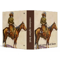 Remington's An Arizona Cowboy binders by MasterpieceCafe Remington's An Arizona Cowboy binders