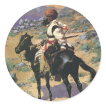 Remington's An Indian Trapper stickers