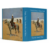 Remington's Cavalryman of the Line, Mexico (1889) binders