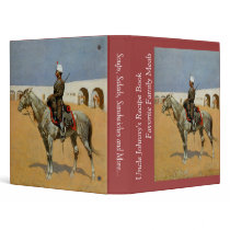 Remington's Cavalryman of the Line, Mexico (1889) binders