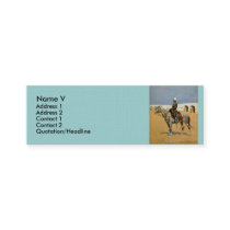 Remington's Cavalryman of the Line, Mexico (1889) business cards