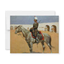 Remington's Cavalryman of the Line, Mexico (1889) invitations