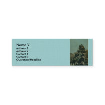 Remington's Old Stagecoach of the Plains (1901) Business Card