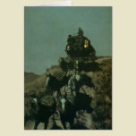 Remington's Old Stagecoach of the Plains (1901) cards