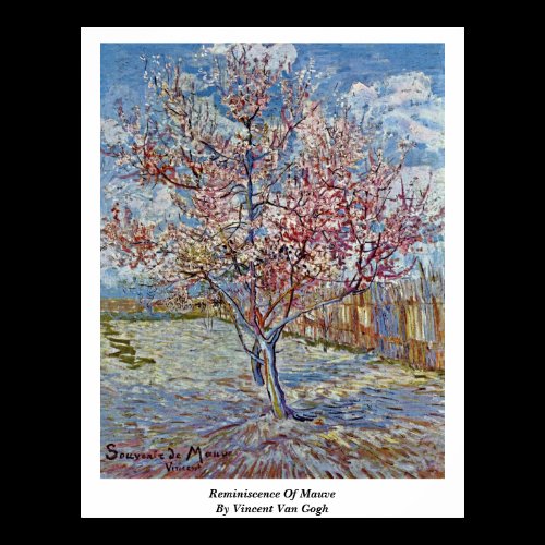 Reminiscence Of Mauve By Vincent Van Gogh Print