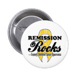 Remission Rocks - Childhood Cancer Awareness buttons
