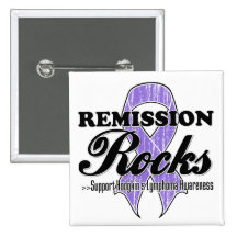 Remission Rocks - Hodgkin's Lymphoma Awareness Pins