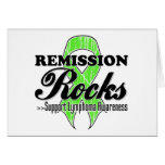 Remission Rocks - Lymphoma Awareness Greeting Card