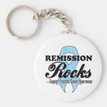 Remission Rocks - Prostate Cancer Awareness Keychains