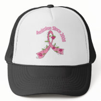 Remission Since 2008 Breast Cancer Mesh Hat