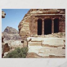 Remnants of the ancient city of Petra, Jordan Personalized Flyer