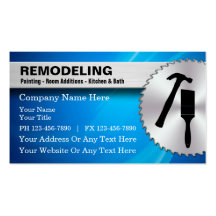 Remodeling Business Cards