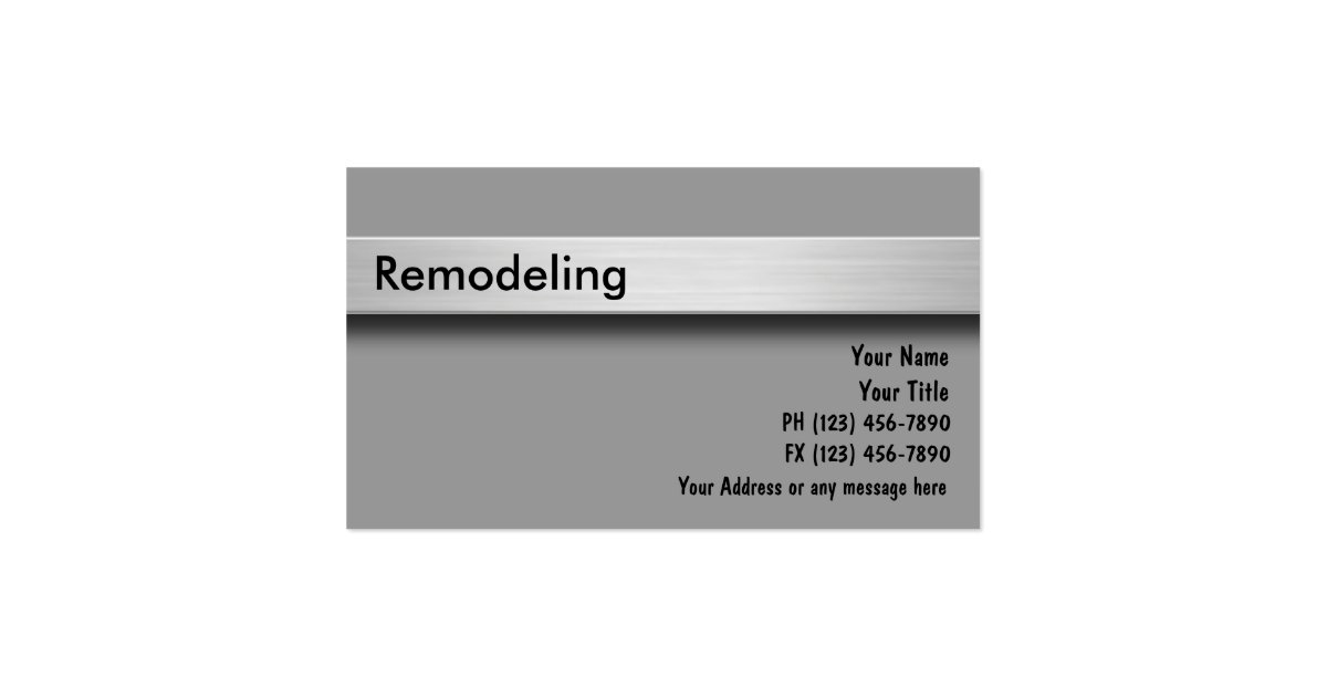 Remodeling Business Cards | Zazzle