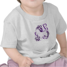 Remolino púrpura Terrier australiano Camisetas