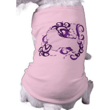 Remolino púrpura Terrier australiano Camisa De Perro