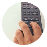 Remote control Photo Round Sticker