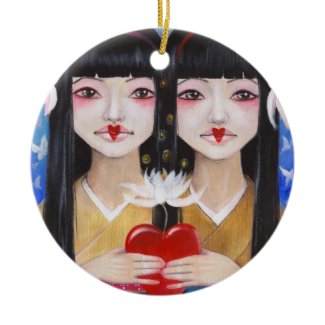 Ren Cho and Shinobu ornament