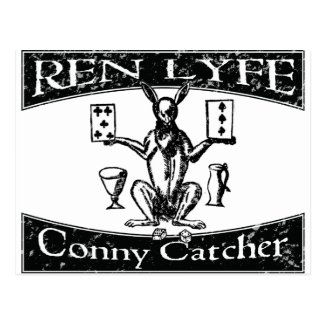 Ren Lyfe: Distressed Robert Greene Conny-Catcher Postcard