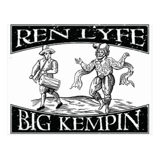 Ren Lyfe: Distressed William "Big Kempin" Kempe Postcard