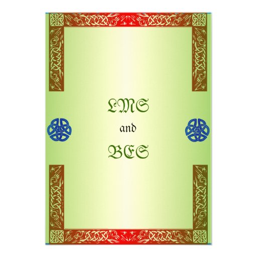 Renaisaince Medieval Wedding Invitation