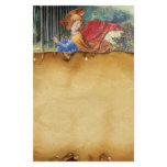 RENAISSANCE ANGEL, Brown Parchment Custom Stationery