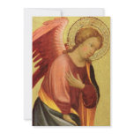 Renaissance Angel by Master of the Bambino Vispo Personalized Announcements