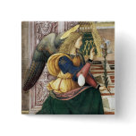Renaissance  Angel Square Button Pin Pinturicchio