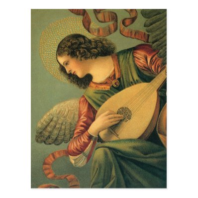 Renaissance Art, Angel Musician, Melozzo da Forli Post Cards