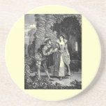 Renaissance engagement Party Coaster