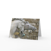 Renaissance Equestrian Statue Blank Note Card by gothicarts Renaissance Equestrian Statue Blank Note Card