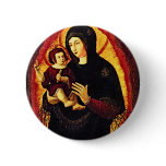 Renaissance Madonna Button