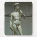 Renaissance Marble Statue of David by Michelangelo Mousepads